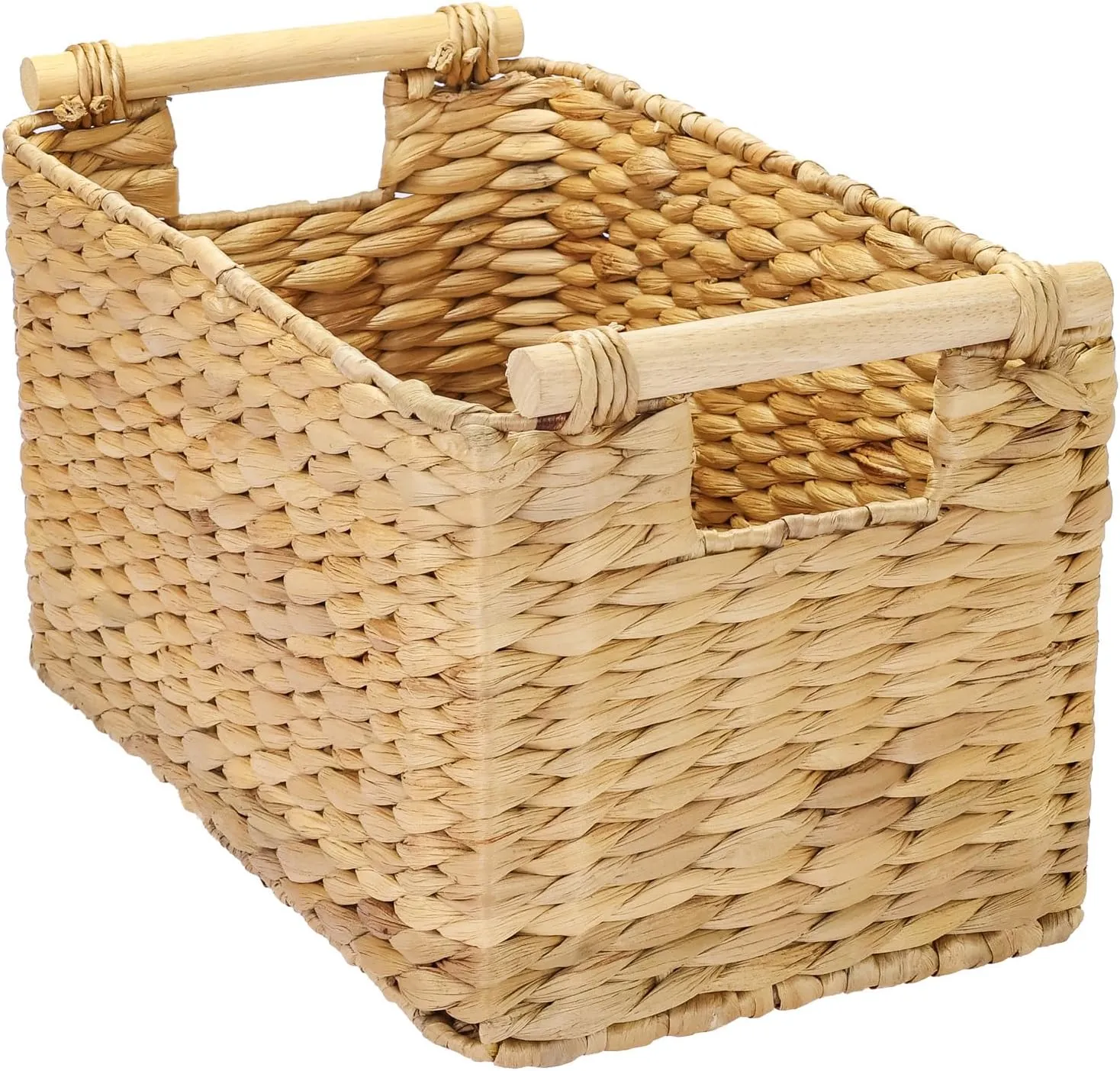 Panier tressé en jacinthe d'eau HMF